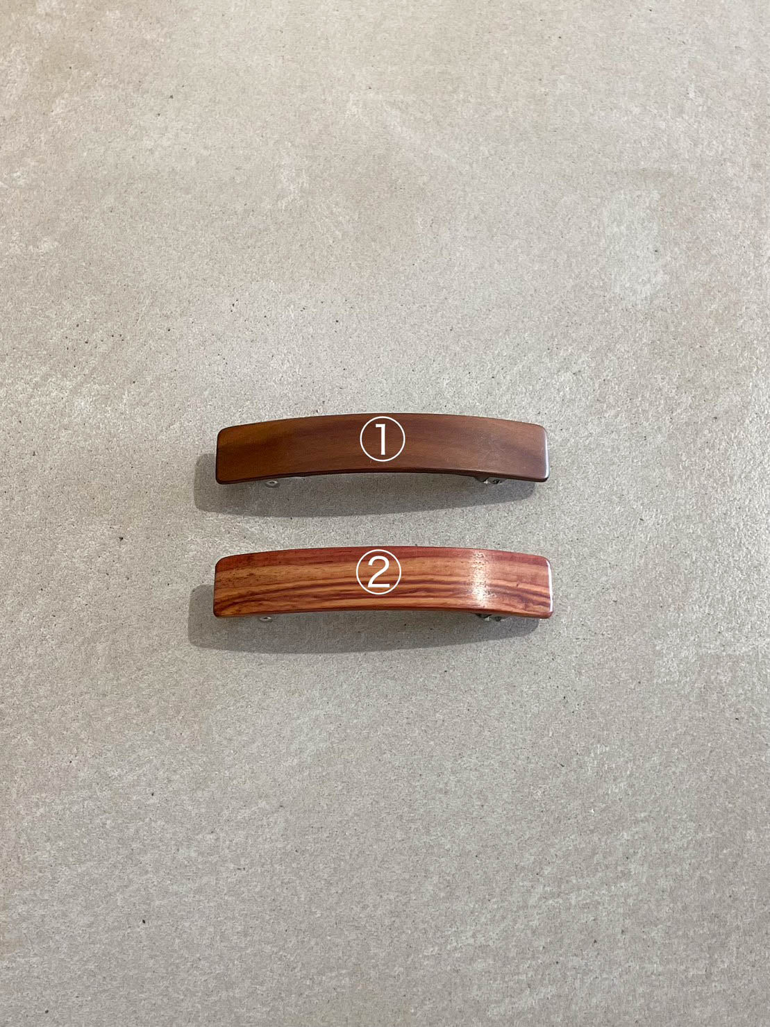 KOSTKAMM バレッタ brown wood