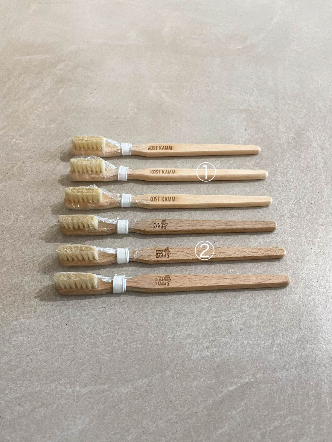 KOSTKAMM Tooth - Brush Oiled Beech wood
