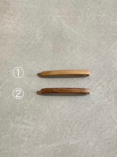 KOSTKAMM Hairclip wood 6cm / Extra slender shape