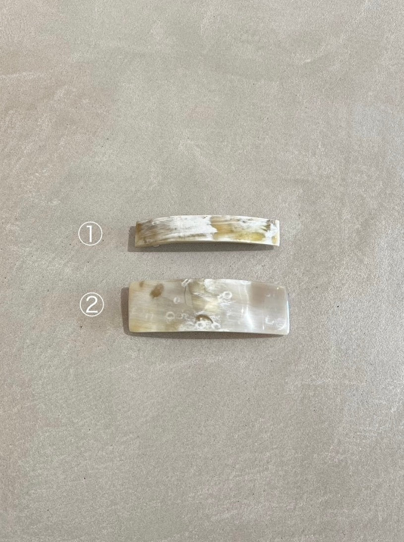 KOSTKAMM バレッタ Hairclip 水牛 10cm